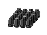 Black Hex Wheel Lug Nut Set for Factory Wheels (set of 20) - NSX, 1991-05 & S2000, 2000-09