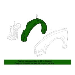 Honda Fender Liner, Front Left - NSX, 1991-05
