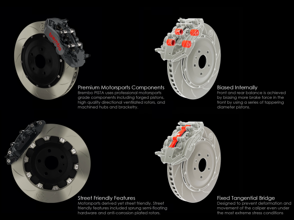 bb5 hugeパロ ScienceofSpeed Brembo PISTA Big Brake Kit - NSX, 1991-05