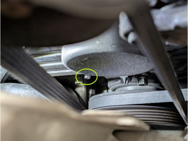 Lower timing belt cover for updated water pump - 1991-05, NSX